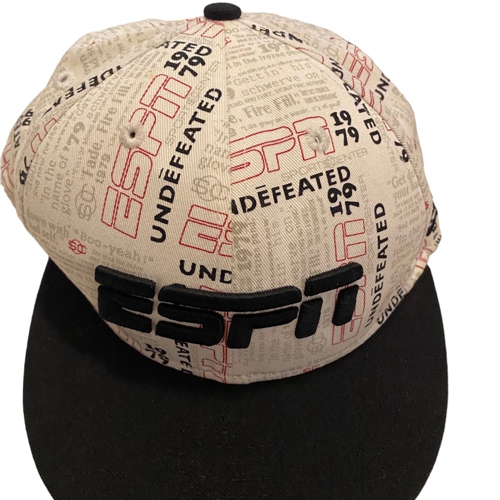 ESPN Undefeated baseball hat.